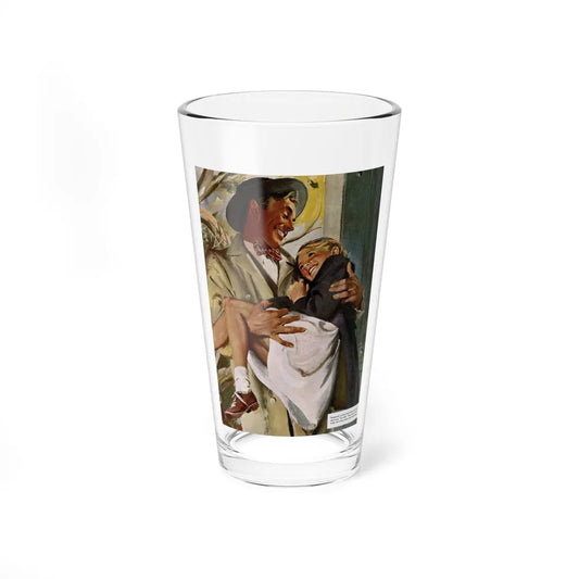 Someone to come home to, Ladies' Home Journal, October 1950 (Magazine Illustration) Pint Glass 16oz 16oz - Go Mug Yourself