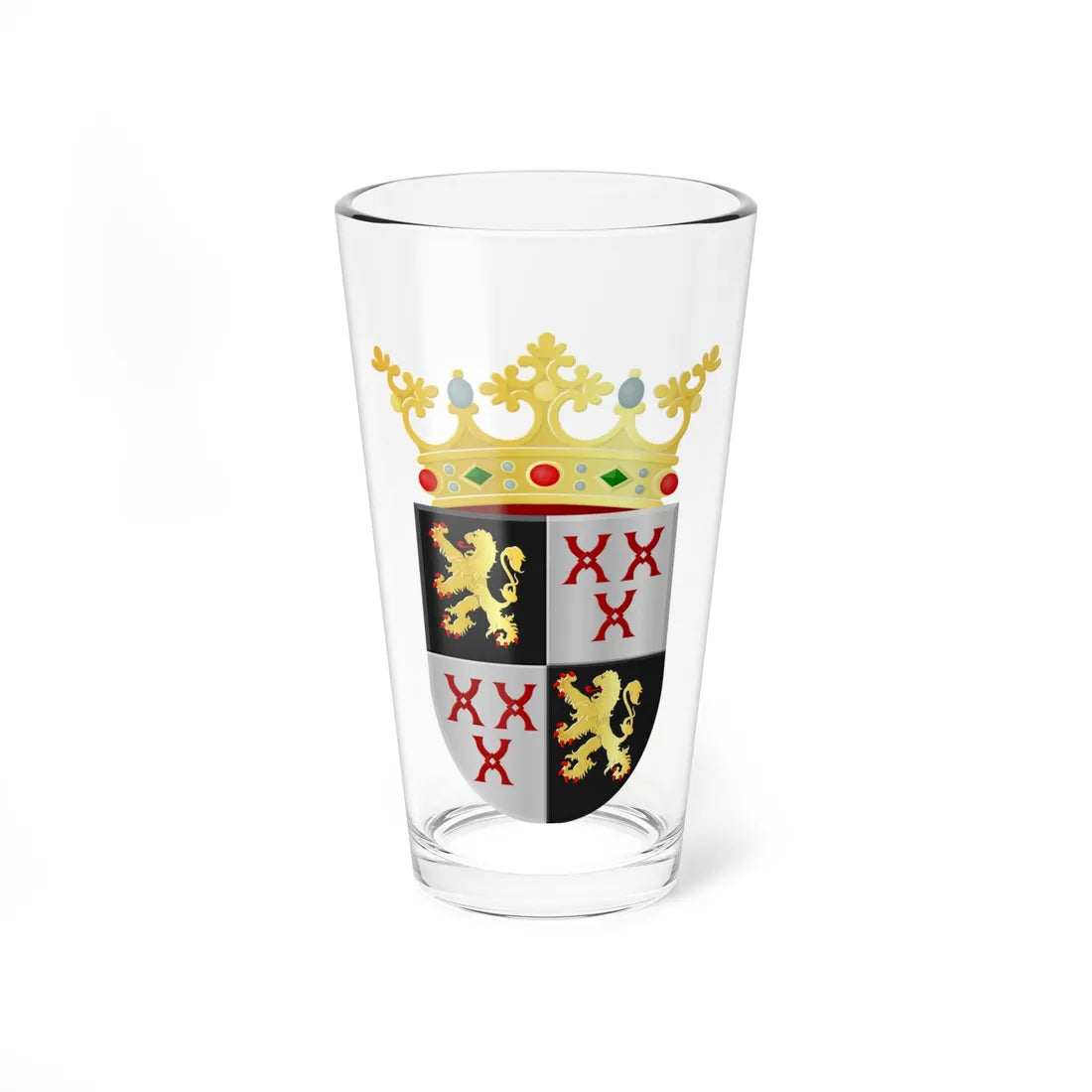 Someren wapen (Netherlands) (Coat of Arms) Pint Glass 16oz 16oz - Go Mug Yourself