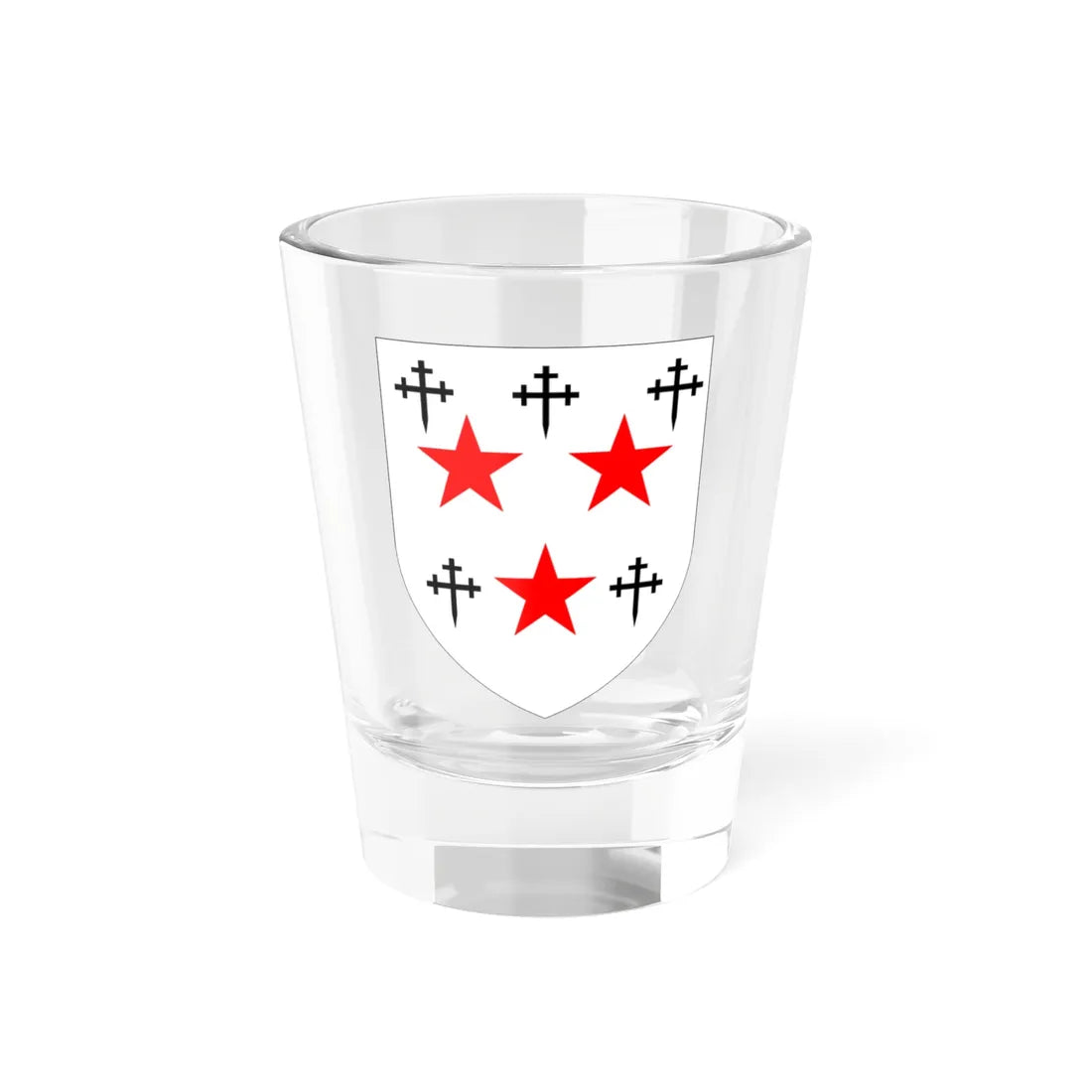 Somerville College Oxford arms (England) (Coat of Arms) Shot Glass 1.5oz 1.5oz - Go Mug Yourself