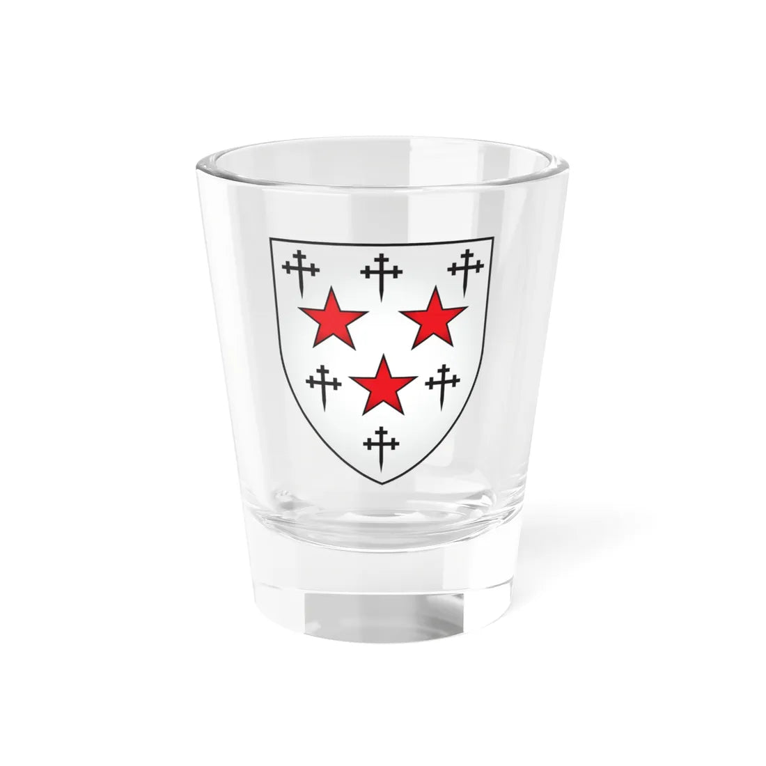 Somerville College Oxford Coat Of Arms (England) (Coat of Arms) Shot Glass 1.5oz 1.5oz - Go Mug Yourself