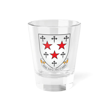 Somerville College Oxford Coat Of Arms Motto (England) (Coat of Arms) Shot Glass 1.5oz 1.5oz - Go Mug Yourself
