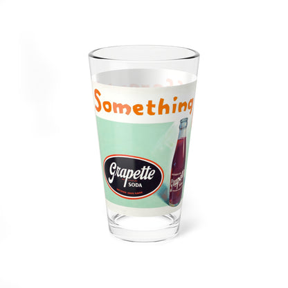 Something Different, Grapette Soda ad, 1944 (Magazine Illustration) Pint Glass 16oz-Go Mug Yourself