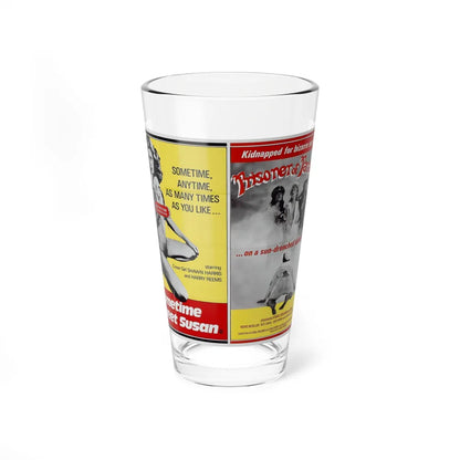 SOMETIME SWEET SUSAN + PRISONER OF PARADISE 1975 Movie Poster - Pint Glass 16oz-16oz-Go Mug Yourself