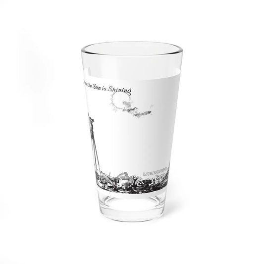 Somewhere the Sun is Shining, Collier's, March 10, 1928 (Magazine Illustration) Pint Glass 16oz 16oz - Go Mug Yourself