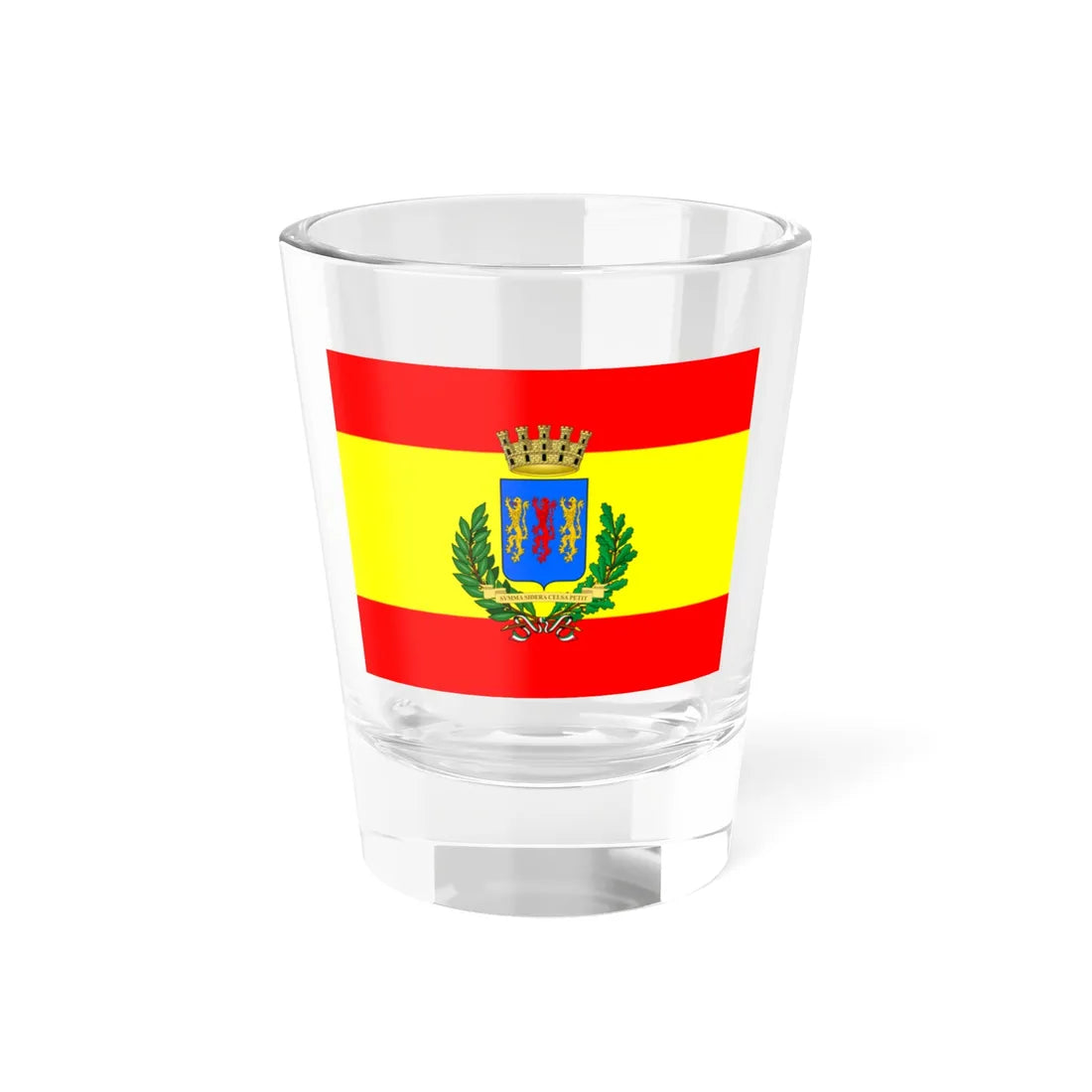 Somma Lombardo-Bandiera-Vecchia (Italy) Shot Glass 1.5oz 1.5oz - Go Mug Yourself