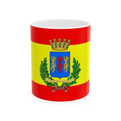 Somma Lombardo-Bandiera-Vecchia (Italy) White Coffee Mug 11oz - Go Mug Yourself