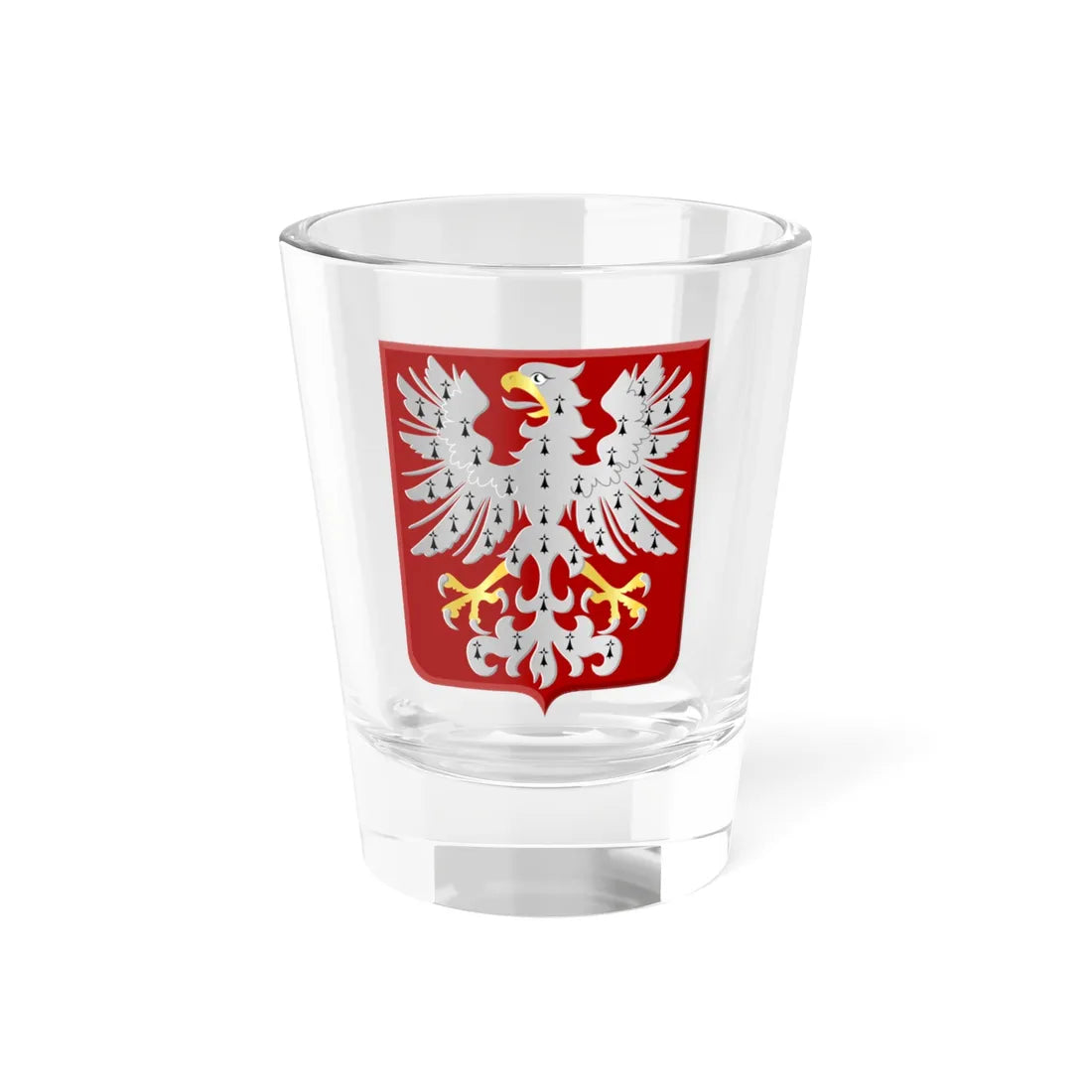 Somme-Leuze wapen (Belgium) (Coat of Arms) Shot Glass 1.5oz 1.5oz - Go Mug Yourself