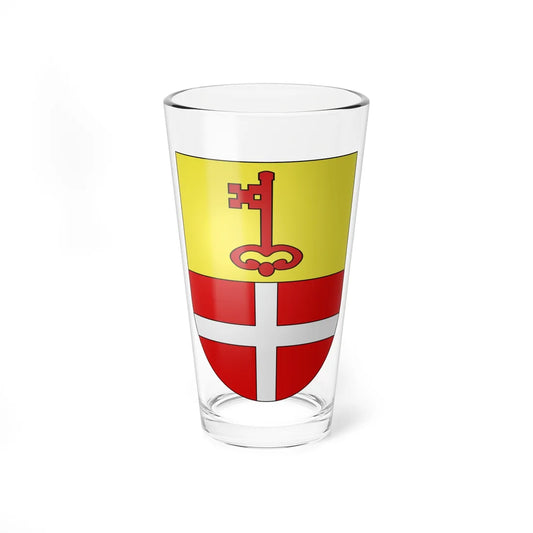 Sommentier-coat of arms (Switzerland) (Coat of Arms) Pint Glass 16oz 16oz - Go Mug Yourself
