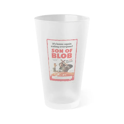 SON OF BLOB 1972 Movie Poster - Frosted Pint Glass 16oz 16oz Frosted - Go Mug Yourself