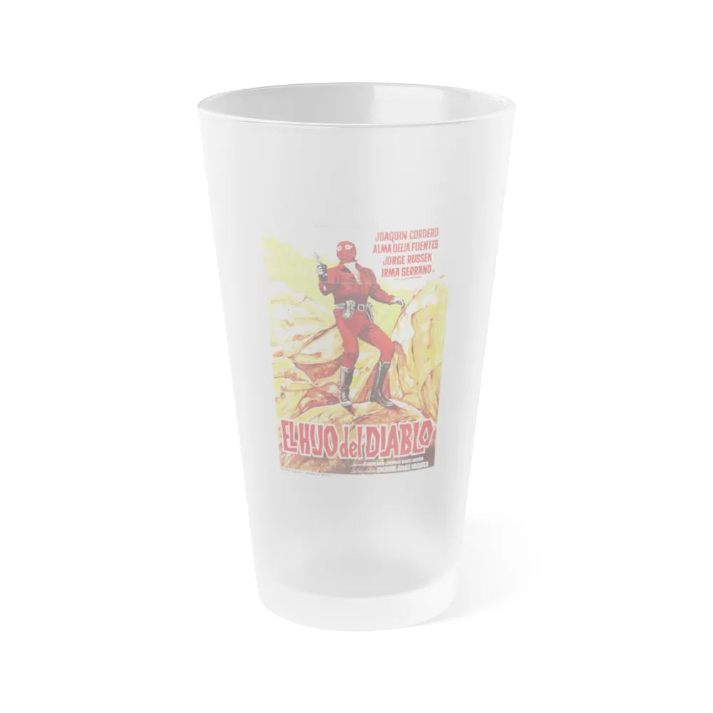 SON OF DIABLO 1966 Movie Poster - Frosted Pint Glass 16oz-16oz-Frosted-Go Mug Yourself