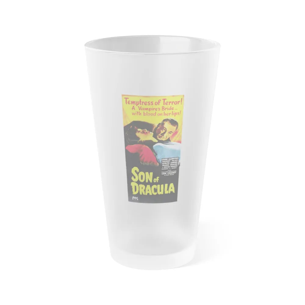 SON OF DRACULA (2) 1943 Movie Poster - Frosted Pint Glass 16oz-16oz-Frosted-Go Mug Yourself