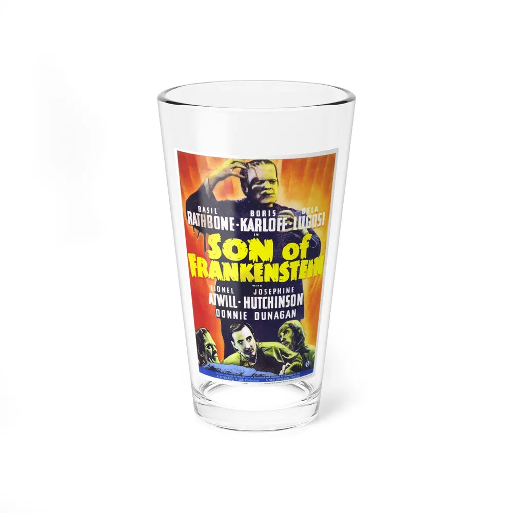 SON OF FRANKENSTEIN 1939 Movie Poster - Pint Glass 16oz-16oz-Go Mug Yourself