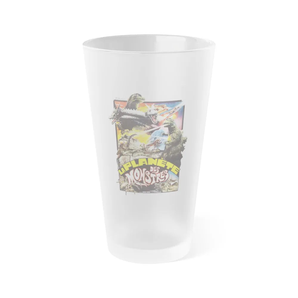 SON OF GODZILLA (2) 1967 Movie Poster - Frosted Pint Glass 16oz-16oz-Frosted-Go Mug Yourself