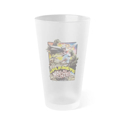 SON OF GODZILLA (2) 1967 Movie Poster - Frosted Pint Glass 16oz-16oz-Frosted-Go Mug Yourself