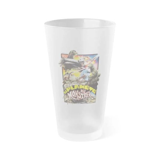 SON OF GODZILLA (2) 1967 Movie Poster - Frosted Pint Glass 16oz 16oz Frosted - Go Mug Yourself