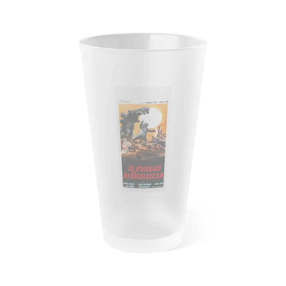 SON OF GODZILLA (ITALIAN) 1967 Movie Poster - Frosted Pint Glass 16oz-16oz-Frosted-Go Mug Yourself