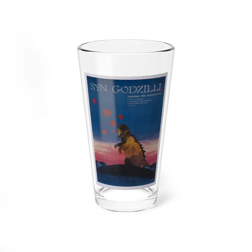 SON OF GODZILLA (POLISH) 1967 Movie Poster - Pint Glass 16oz-16oz-Go Mug Yourself