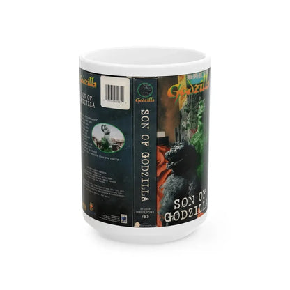 SON OF GODZILLA (VHS COVER) - White Coffee Mug 15oz - Go Mug Yourself
