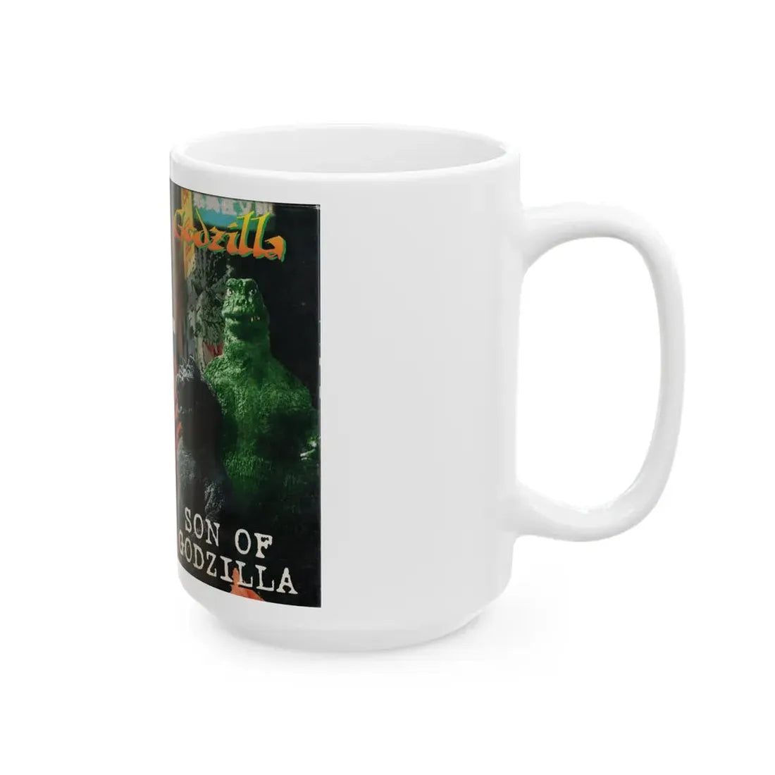 SON OF GODZILLA (VHS COVER) - White Coffee Mug - Go Mug Yourself