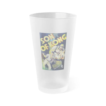 SON OF KONG (2) 1933 Movie Poster - Frosted Pint Glass 16oz-16oz-Frosted-Go Mug Yourself