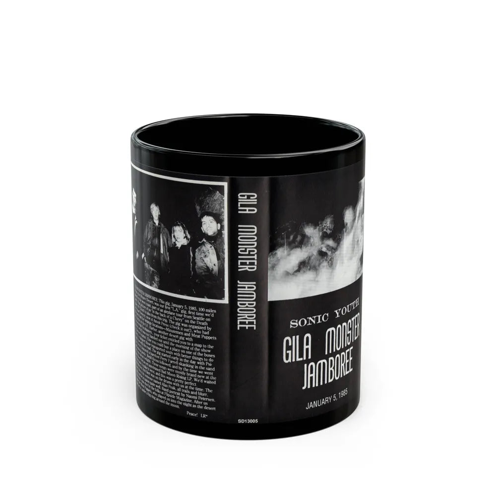 SONIC YOUTH GILA MONSTER JAMBOREE (VHS COVER) - Black Coffee Mug-11oz-Go Mug Yourself