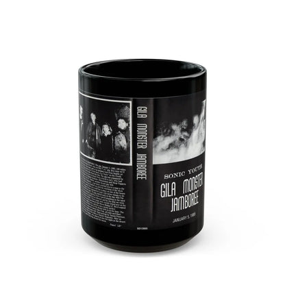 SONIC YOUTH GILA MONSTER JAMBOREE (VHS COVER) - Black Coffee Mug-15oz-Go Mug Yourself