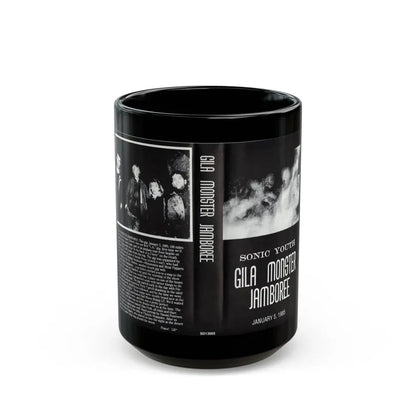 SONIC YOUTH GILA MONSTER JAMBOREE (VHS COVER) - Black Coffee Mug 15oz - Go Mug Yourself