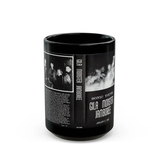SONIC YOUTH GILA MONSTER JAMBOREE (VHS COVER) - Black Coffee Mug 15oz - Go Mug Yourself
