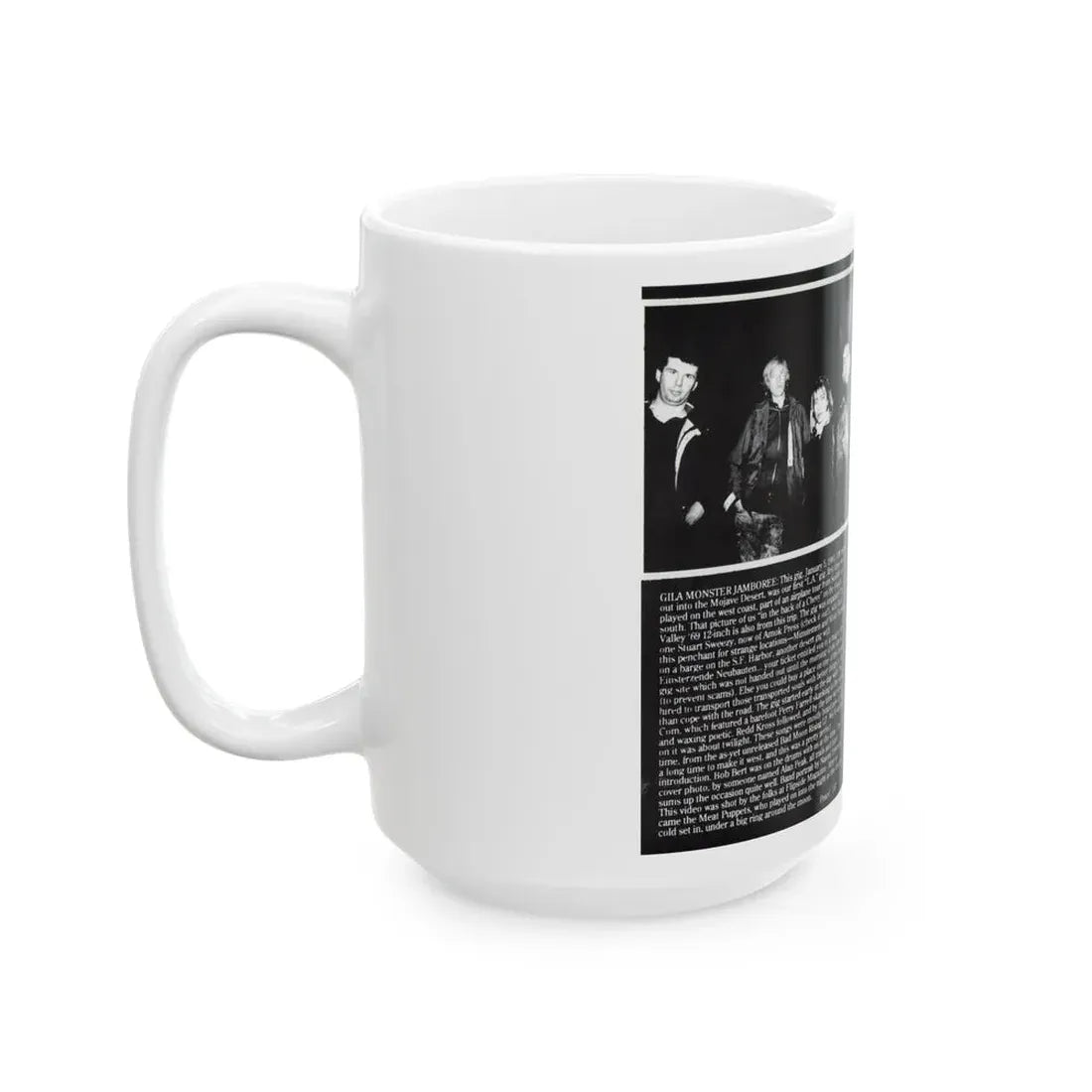 SONIC YOUTH GILA MONSTER JAMBOREE (VHS COVER) - White Coffee Mug - Go Mug Yourself