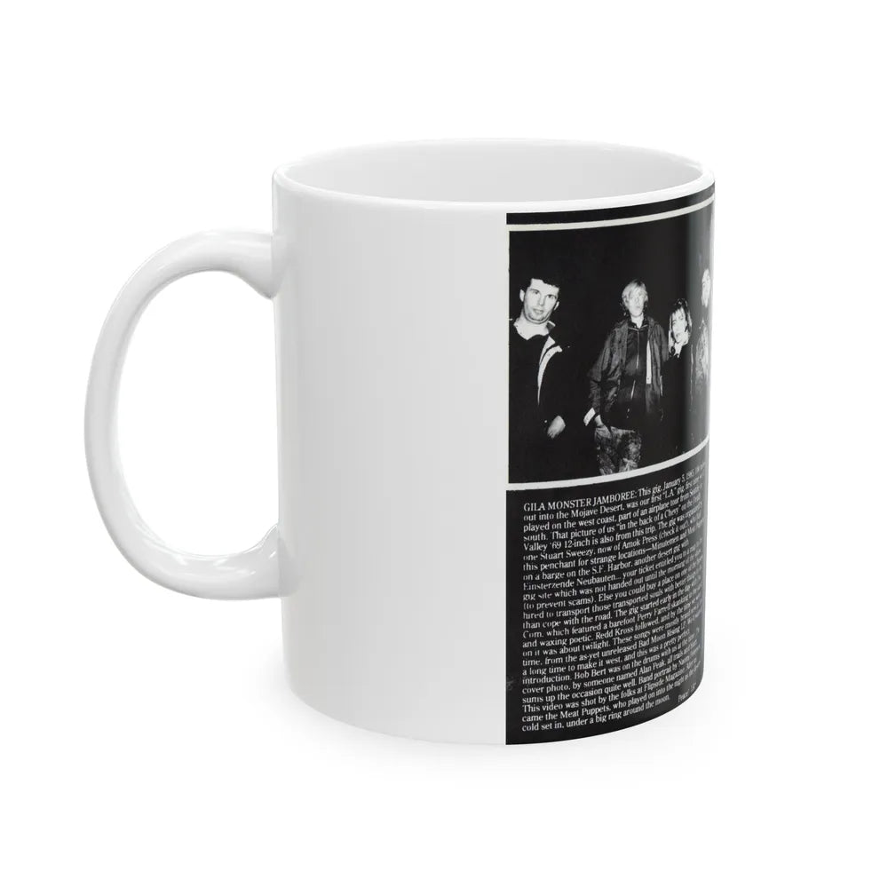 SONIC YOUTH GILA MONSTER JAMBOREE (VHS COVER) - White Coffee Mug-Go Mug Yourself