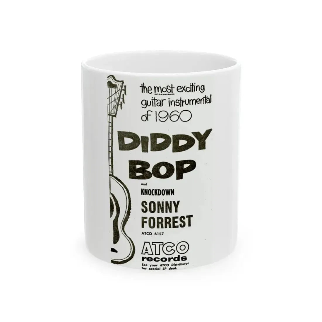 Sonny Forest 1960 (Music Poster) White Coffee Mug 11oz - Go Mug Yourself