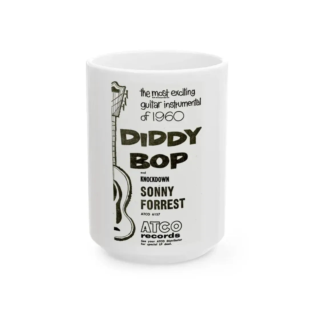 Sonny Forest 1960 (Music Poster) White Coffee Mug 15oz - Go Mug Yourself