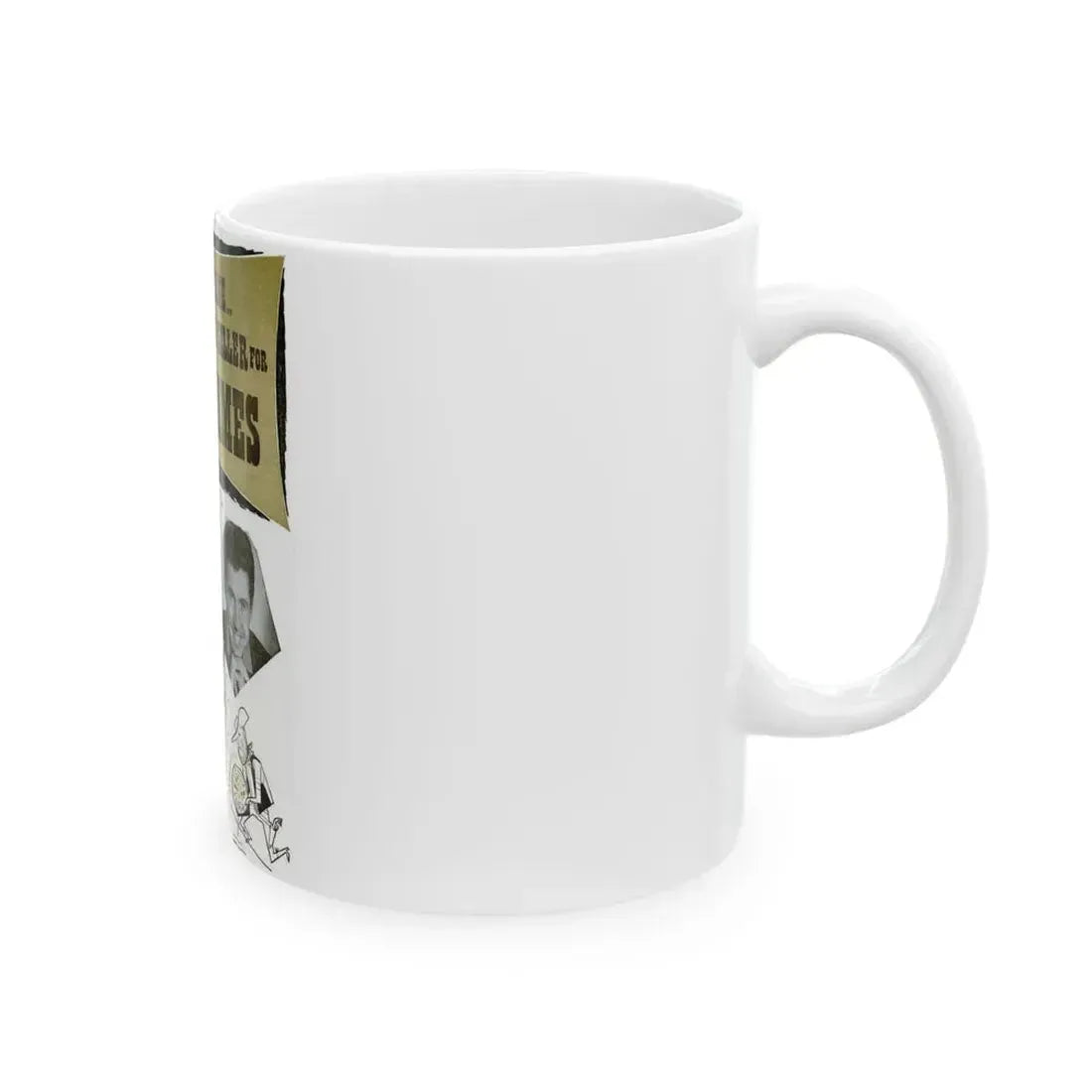 Sonny James 1960 (Music Poster) White Coffee Mug - Go Mug Yourself