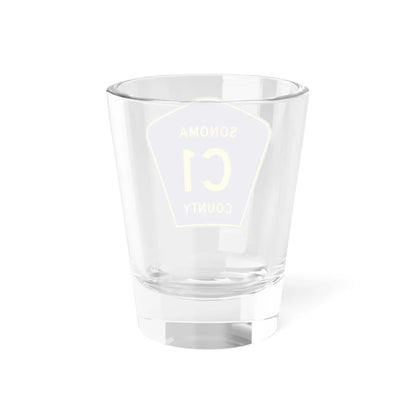 Sonoma County C1 (California) (Road Sign) Shot Glass 1.5oz - Go Mug Yourself