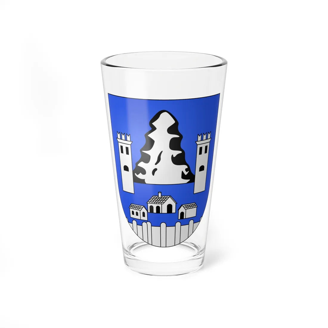 Sonvico-coat of arms (Switzerland) (Coat of Arms) Pint Glass 16oz 16oz - Go Mug Yourself