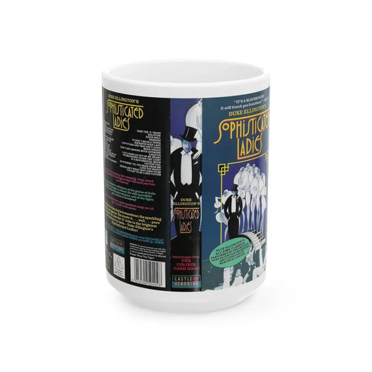 SOPHISTICATED LADIES (VHS COVER) - White Coffee Mug 15oz - Go Mug Yourself