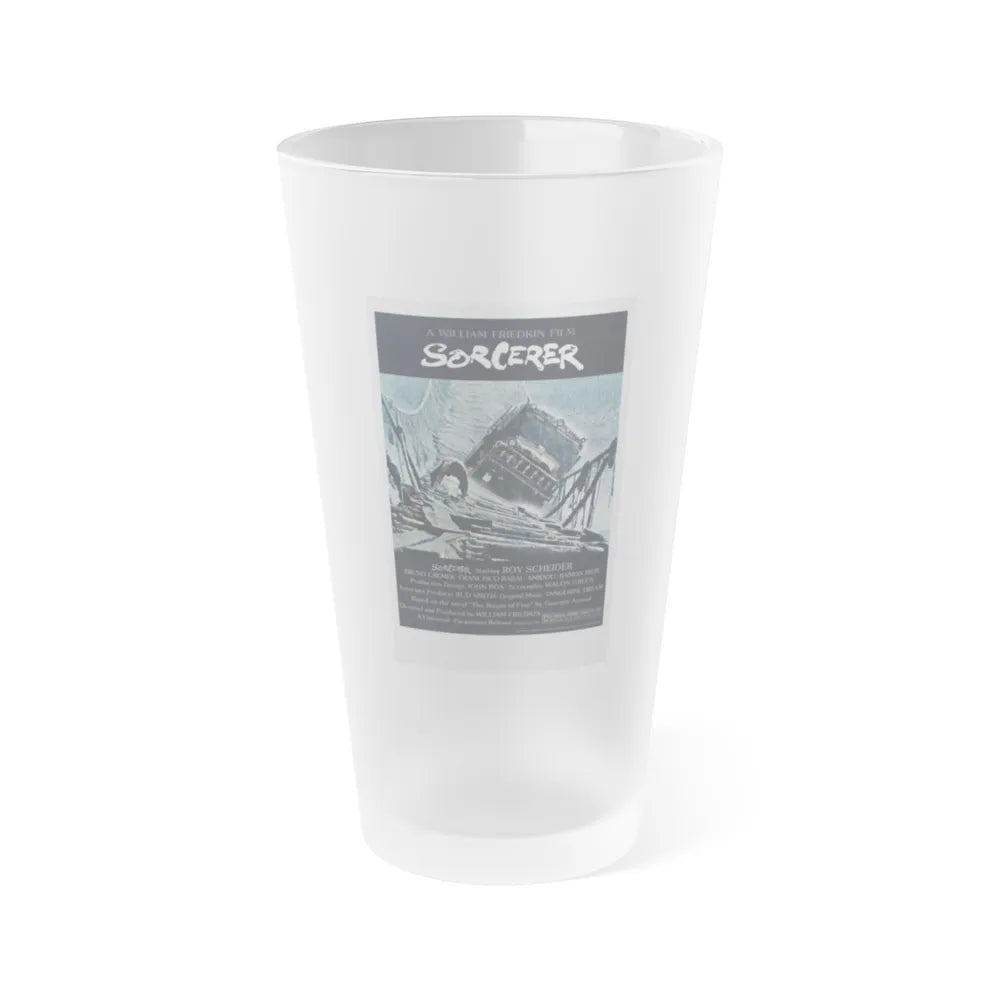 SORCERER 1977 Movie Poster - Frosted Pint Glass 16oz-16oz-Frosted-Go Mug Yourself