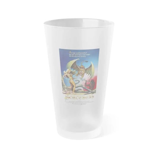 SORCERESS 1982 Movie Poster - Frosted Pint Glass 16oz 16oz Frosted - Go Mug Yourself