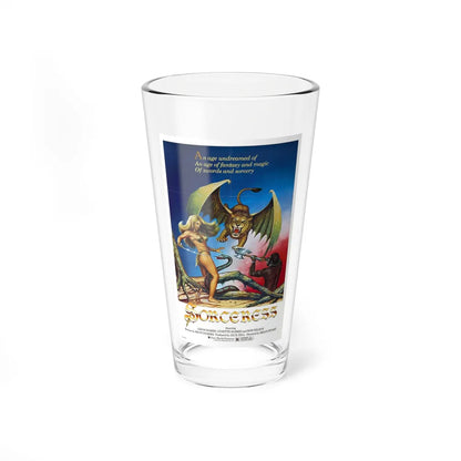 SORCERESS 1982 Movie Poster - Pint Glass 16oz-16oz-Go Mug Yourself