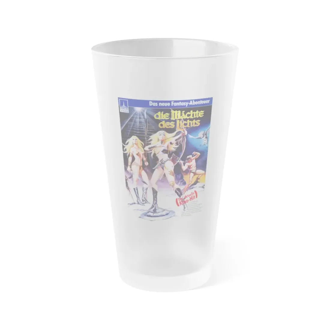 SORCERESS (GERMANY) 1982 Movie Poster - Frosted Pint Glass 16oz 16oz Frosted - Go Mug Yourself