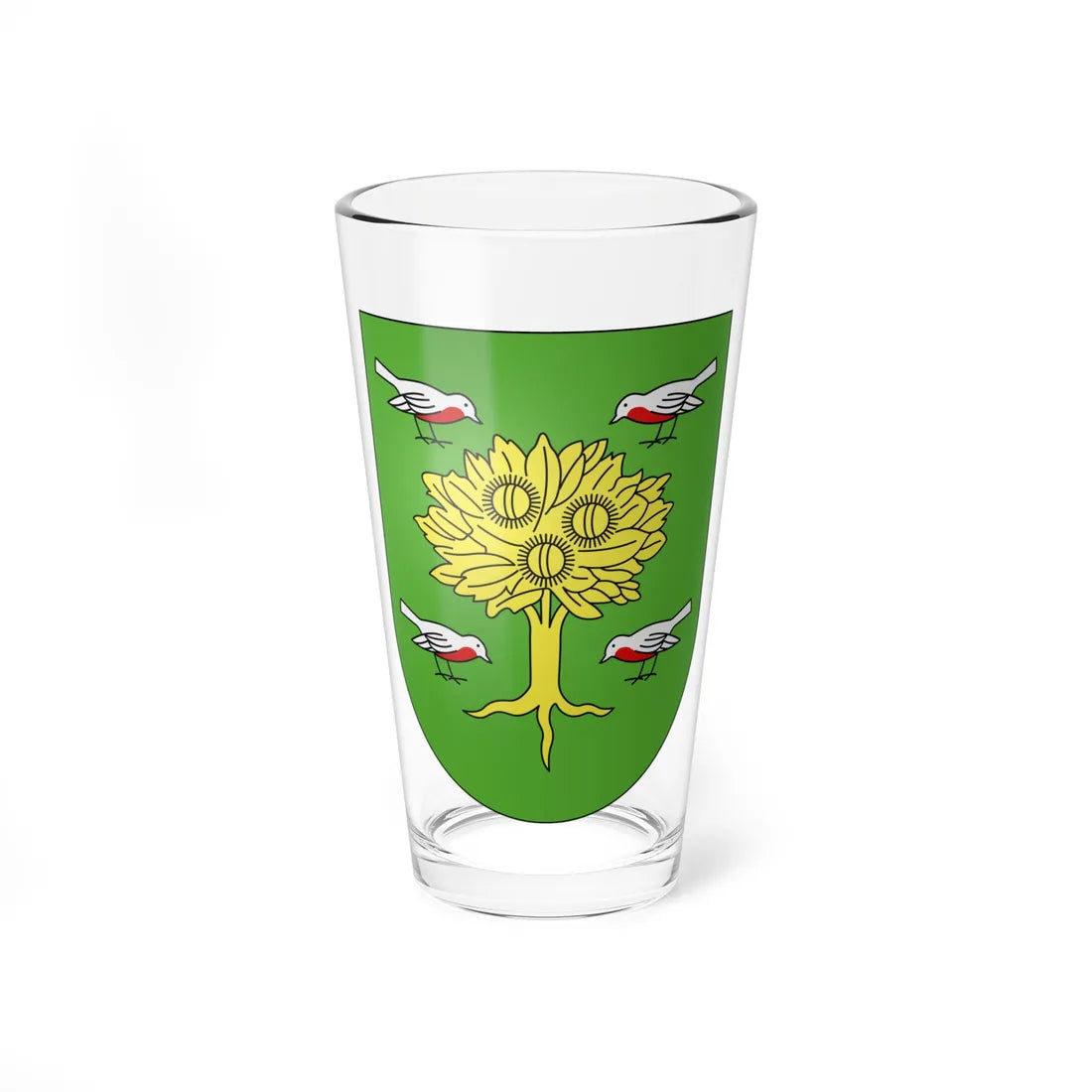Sorengo-coat of arms (Switzerland) (Coat of Arms) Pint Glass 16oz 16oz - Go Mug Yourself