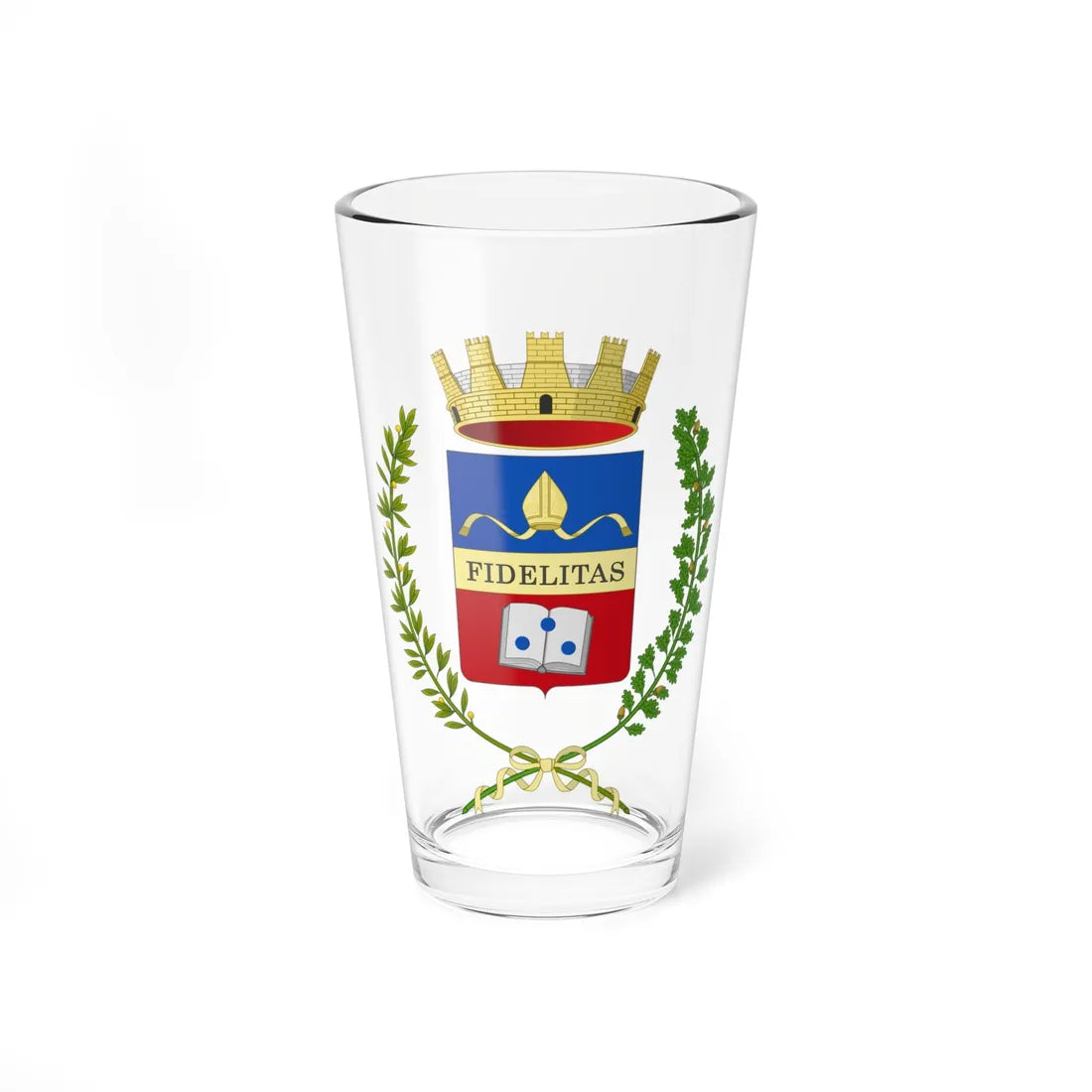 Soriano nel Cimino-Stemma (Italy) (Coat of Arms) Pint Glass 16oz 16oz - Go Mug Yourself