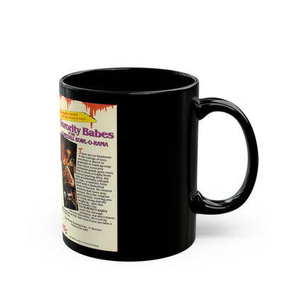 SORORITY BABES IN THE SLIMEBALL BOWL O RAMA URBAN CLASSICS (VHS COVER) - Black Coffee Mug - Go Mug Yourself