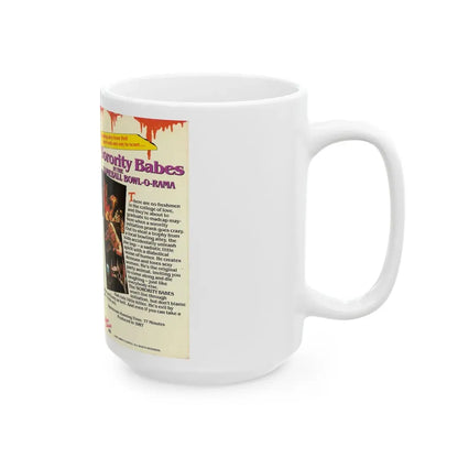 SORORITY BABES IN THE SLIMEBALL BOWL O RAMA URBAN CLASSICS (VHS COVER) - White Coffee Mug - Go Mug Yourself