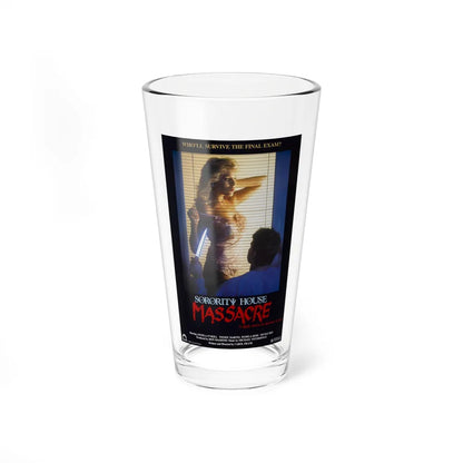 SORORITY HOUSE MASSACRE 1986 Movie Poster - Pint Glass 16oz-16oz-Go Mug Yourself