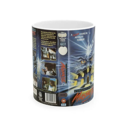 SORORITY HOUSE MASSACRE MEDUSA HOME VIDEO (VHS COVER) - White Coffee Mug 11oz - Go Mug Yourself