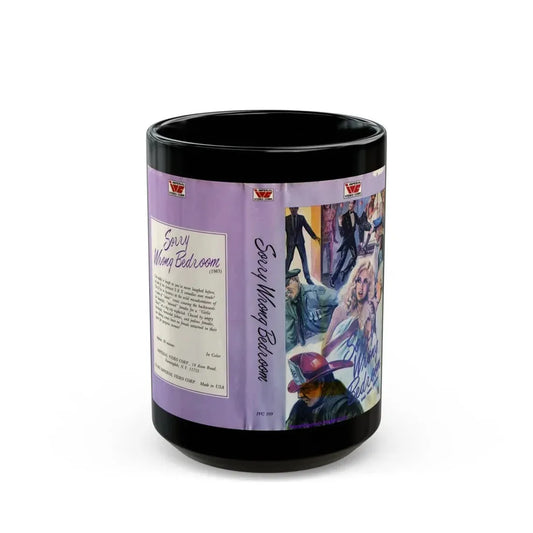 SORRY WRONG BEDROOM (VHS COVER) - Black Coffee Mug 15oz - Go Mug Yourself