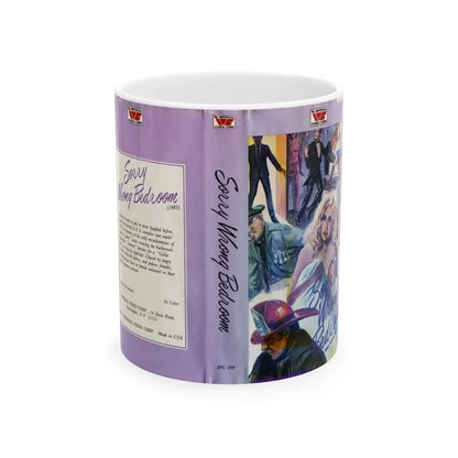 SORRY WRONG BEDROOM (VHS COVER) - White Coffee Mug 11oz - Go Mug Yourself
