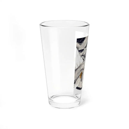 Sort of a Genius, Woman's Day, August 1955 (Magazine Illustration) Pint Glass 16oz - Go Mug Yourself