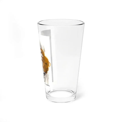 Sort of a Genius, Woman's Day, August 1955 (Magazine Illustration) Pint Glass 16oz - Go Mug Yourself